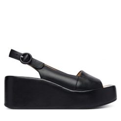 Czółenka HÖGL. Czarne czółenka damskie HÖGL, bez wzorów, bez obcasa. Za 849.99 zł.