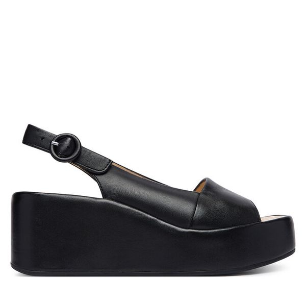 Czółenka HÖGL. Czarne czółenka damskie HÖGL, bez wzorów, bez obcasa. Za 849.99 zł.