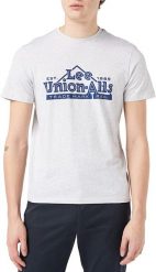 LEE HERITAGE TEE MĘSKI T-SHIRT SHARP GREY MELE L63QFQ03 112115168. Szare t-shirty męskie Lee, l, bez wzorów, bez kołnierzyka. Za 69.99 zł.