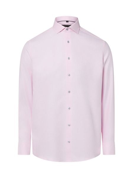 Finshley & Harding koszula non-iron Mężczyźni Modern Fit Bawełna różowy|wielokolorowy, 39. Czerwone koszule męskie Finshley & Harding, m, bez wzorów, z bawełny, bez kołnierzyka, bez ramiączek. Za 229.95 zł.