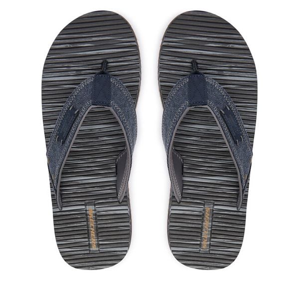 Japonki Skechers. Niebieskie klapki i japonki męskie Skechers. Za 161.99 zł.