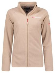 ANAPURNA Kurtka polarowa "Tonneau" w kolorze beżowym rozmiar: S. Brązowe kurtki damskie ANAPURNA, s, bez wzorów, z polaru, bez kaptura. Za 61.02 zł.