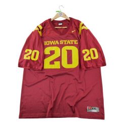 Second life - Męska koszulka NCAA Iowa State - Stan bardzo dobry. Czerwone t-shirty sportowe męskie Nike, m, bez ramiączek. Za 149.06 zł.