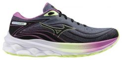 Buty do biegania damskie Mizuno Wave Skyrise 5 Roxy. Czarne obuwie treningowe damskie Mizuno, do biegania, mizuno wave. Za 359.99 zł.