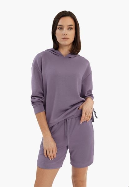 Spodenki z dżerseju M-LULI. Szorty damskie Volcano, bez wzorów, z dresówki. Za 119.99 zł.