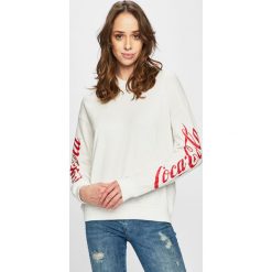Tally Weijl - Bluza. Białe bluzy bez kaptura damskie TALLY WEIJL, m, z bawełny. W wyprzedaży za 49.90 zł.