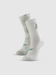 4F Skarpetki długie (2-pack) damskie - zielone 39-42. Zielone skarpetki damskie 4f, bez wzorów. Za 49.99 zł.