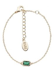 U.S. Polo Assn. Pozłacana bransoletka z kryształem rozmiar: onesize. Zielone bransoletki damskie U.S. Polo Assn., metalowe. Za 60.99 zł.