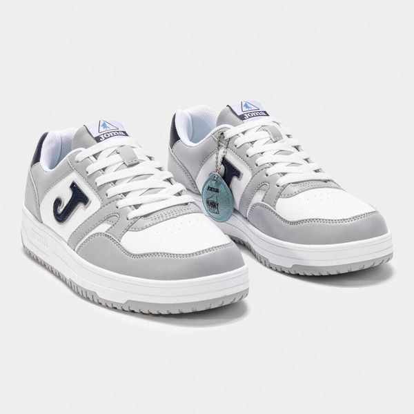 Buty męskie Joma Platea Low. Białe buty trekkingowe męskie Joma, bez zapięcia, trekkingowe. Za 159.99 zł.