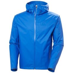 Kurtka turystyczna Helly Hansen Loke Terra. Niebieskie kurtki męskie Helly Hansen, bez wzorów, sportowe, bez kaptura. Za 638.00 zł.