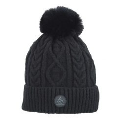 Czapka Peak Mountain Montchat. Czarne czapki zimowe damskie Peak Mountain. Za 68.65 zł.