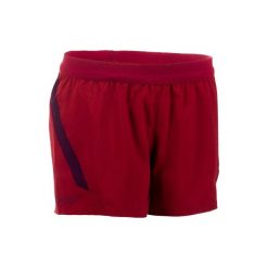 Spodenki do rugby R500 damskie. Czerwone szorty damskie OFFLOAD, bez wzorów, z elastanu. Za 39.99 zł.