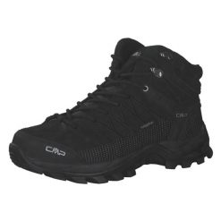 Buty CMP Rigel męskie czarne do wędrówek. Czarne buty trekkingowe męskie CMP, z materiału, bez zapięcia, trekkingowe. W wyprzedaży za 399.99 zł.