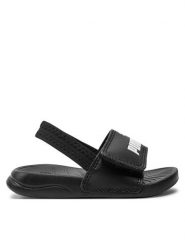 Puma Sandały Popcat 20 Backstrap Ac Inf 373862 01 Czarny. Czarne sandały chłopięce Puma, ze skóry, bez zapięcia. Za 79.99 zł.