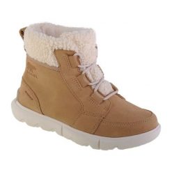 Buty Sorel Explorer Next Carnival Wp W 2058891262 beżowy. Brązowe buty sportowe na co dzień damskie bez wzorów, z gumy. Za 751.18 zł.