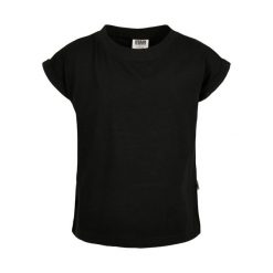 Organiczna Koszulka Na Ramiączkach Dla Dziewcząt. Czarne koszulki dziewczęce Urban Classics, bez wzorów, bez ramiączek. Za 49.99 zł.