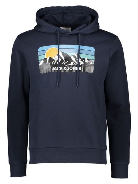 Jack & Jones Bluza w kolorze granatowym rozmiar: S. Niebieskie bluzy z kapturem męskie Jack & Jones, s. Za 78.28 zł.