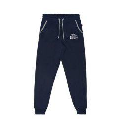 Spodnie do biegania Lonsdale Two Tones. Niebieskie spodnie sportowe męskie Lonsdale, z bawełny. Za 228.50 zł.