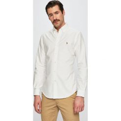 Polo Ralph Lauren - Koszula. Białe koszule męskie Polo Ralph Lauren, m, bez wzorów, z bawełny, bez kołnierzyka, bez ramiączek. W wyprzedaży za 339.90 zł.