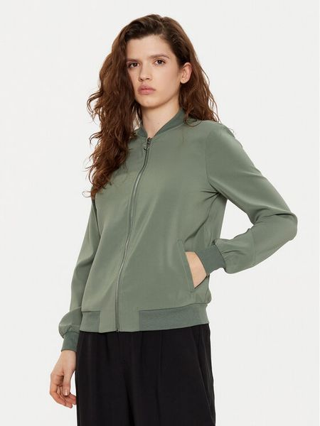 Vero Moda Kurtka bomber Coco 10245734 Zielony Regular Fit. Zielone kurtki damskie Vero Moda, m, bez wzorów, z syntetyku, bez kaptura. Za 79.99 zł.