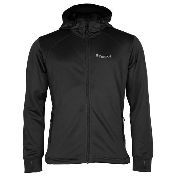 Kurtka turystyczna Pinewood Finnveden. Czarne kurtki treningowe męskie Pinewood, m, bez wzorów, z elastanu. Za 539.99 zł.