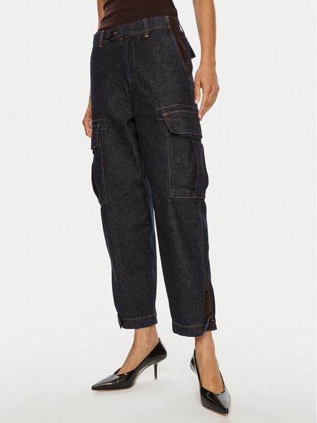 Pinko Jeansy Sonata 103856 A20N Granatowy Wide Leg. Niebieskie jeansy damskie Pinko. Za 689.99 zł.