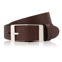 Pasek skórzany 90 cm brązowy PAOLO PERUZZI PG-02-BRS-90. Brązowe paski damskie Paolo Peruzzi, bez wzorów, z jeansu, eleganckie. Za 49.99 zł.