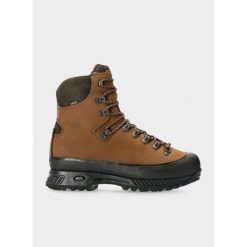 Buty trekkingowe męskie Hanwag Alaska Wide GTX. Brązowe buty trekkingowe męskie Hanwag, bez zapięcia, trekkingowe. Za 1,398.90 zł.