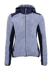 Peak Mountain Kurtka polarowa "Amarant" w kolorze niebieskim rozmiar: S. Niebieskie kurtki damskie Peak Mountain, s, bez wzorów, z polaru, bez kaptura. Za 183.59 zł.