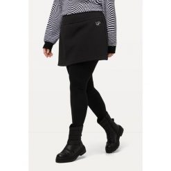 Damskie Spódnica sztuczne futerko wysoki stan elastyczny pas. Czarne spódniczki damskie Ulla Popken, plus size, bez wzorów, z bawełny, z podwyższonym stanem, plus size. W wyprzedaży za 203.99 zł.