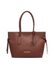 LOVE MOSCHINO Torebka JC4059PP1PLL0200 Brązowy. Brązowe torebki klasyczne damskie Love Moschino, bez wzorów, ze skóry, bez dodatków. Za 1,099.00 zł.