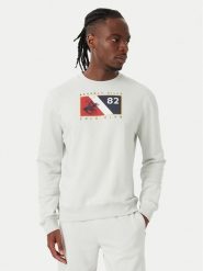 Beverly Hills Polo Club Bluza M6339T Szary jasny Regular Fit. Szare bluzy bez kaptura męskie Beverly Hills Polo Club, m, z bawełny. Za 269.99 zł.