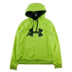 Second life - Under Armour bluza z kapturem męska UA Storm - Stan dobry. Zielone bluzy sportowe męskie Under Armour, bez wzorów, z materiału, sportowe, bez kołnierzyka, bez ramiączek. Za 85.16 zł.