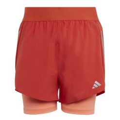 Two-In-One AEROREADY Woven Shorts. Czarne szorty męskie Adidas, bez wzorów, z dzianiny, klasyczne. Za 192.90 zł.