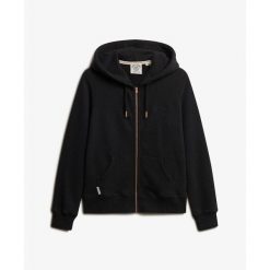Damska bluza z kapturem zapinana na zamek Superdry Essential Logo Hb. Czarne bluzy z kapturem damskie Superdry. Za 306.00 zł.