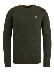 PME Legend Sweter w kolorze ciemnozielonym rozmiar: 3XL. Zielone swetry męskie PME Legend, xl, bez wzorów, z bawełny, bez kołnierzyka. Za 284.15 zł.