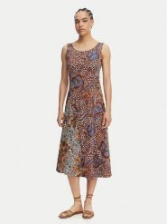 Weekend Max Mara Sukienka letnia Pausa 2615621082 Kolorowy Regular Fit. Sukienki damskie Weekend Max Mara, na lato, xl, bez wzorów, z bawełny, bez kołnierzyka, bez ramiączek. Za 999.99 zł.