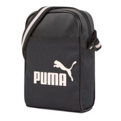 Torba Na Ramię Kompaktowy Przenośna Campus. Czarne torby męskie na ramię Puma, bez wzorów, z materiału, na ramię. Za 159.99 zł.