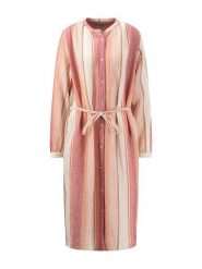 FYNCH-HATTON Sukienka w kolorze beżowo-jasnobrązowym rozmiar: 40. Brązowe sukienki damskie Fynch-Hatton, na co dzień, bez wzorów, z bawełny, bez kołnierzyka, bez ramiączek, midi, proste. Za 195.99 zł.