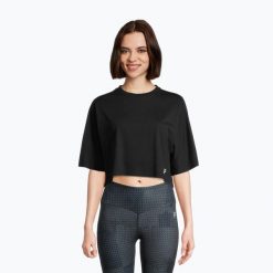 Koszulka damska FILA Recanati. Czarne bluzki sportowe damskie Fila, l, bez wzorów, bez ramiączek. Za 73.99 zł.