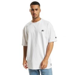 Męska Koszulka Essentials Oversized T-shirt. Białe t-shirty męskie Starter, m, bez wzorów, z bawełny, bez kołnierzyka. Za 99.99 zł.