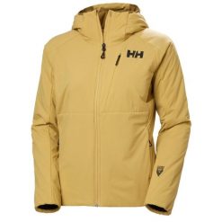 Damska wodoodporna kurtka z kapturem Helly Hansen Odin Stretch 2.0. Brązowe kurtki damskie Helly Hansen, bez wzorów, z kapturem, narciarskie. Za 1,097.00 zł.