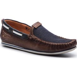 Mokasyny BUGATTI - 321-70463-1869-6041 Brown/Dark Blue. Brązowe mokasyny męskie Bugatti, z materiału. W wyprzedaży za 239.00 zł.