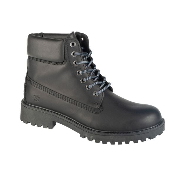 Trapery męskie, Lumberjack River 2. Czarne buty zimowe męskie Lumberjack, bez zapięcia. Za 389.99 zł.