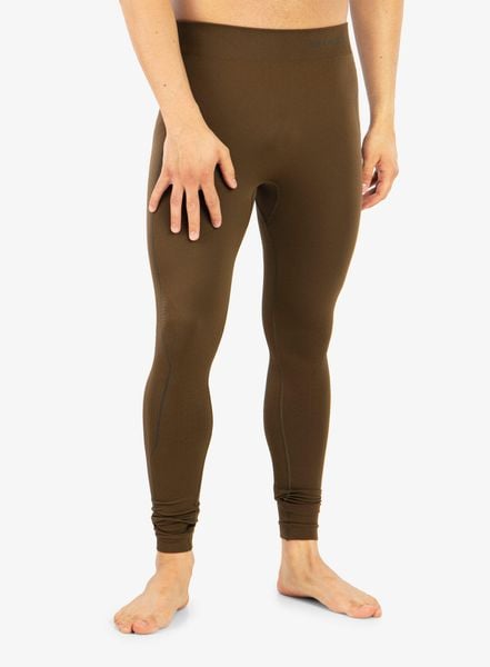 Legginsy termoaktywne męskie Brubeck Ranger Thermo. Zielone bielizna termoaktywna męska Brubeck, l, bez wzorów, z materiału. Za 164.99 zł.