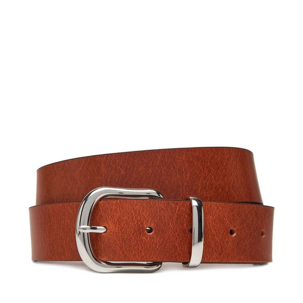 Pasek Męski Jack & Jones. Brązowe paski męskie Jack & Jones, bez wzorów. Za 69.99 zł.