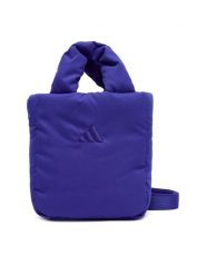Adidas Torebka Must Haves Puffy Small JZ4424 Niebieski. Niebieskie torebki klasyczne damskie Adidas, bez wzorów, z materiału, bez dodatków. Za 99.99 zł.