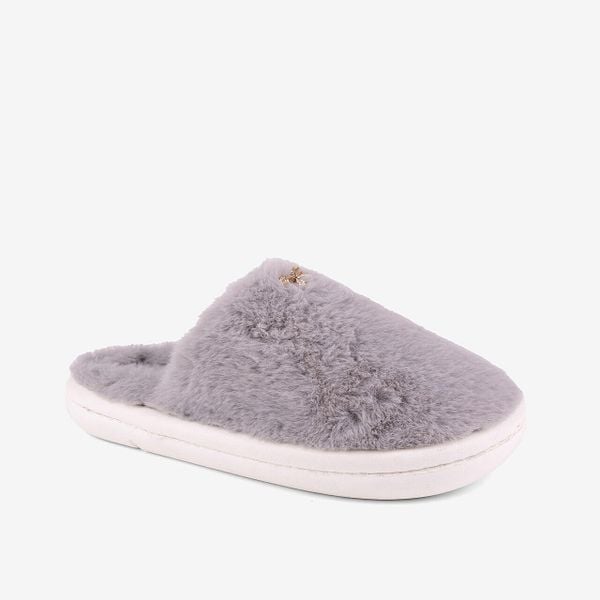Szare damskie klapki z złotą tasiemką. Szare klapki damskie Coqui, bez wzorów, bez obcasa. Za 140.99 zł.