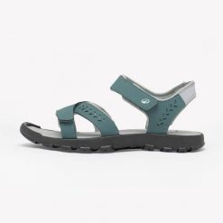 Second Life - Sandały turystyczne damskie Quechua NH100 - Stan Doskonały. Szare obuwie trekkingowe damskie QUECHUA, bez wzorów, z materiału, bez obcasa. Za 63.00 zł.