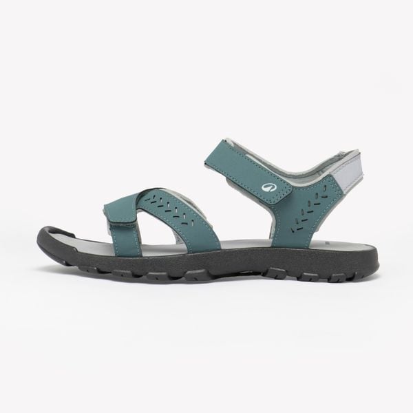 Second Life - Sandały turystyczne damskie Quechua NH100 - Stan Doskonały. Szare obuwie trekkingowe damskie QUECHUA, bez wzorów, z materiału, bez obcasa. Za 58.99 zł.